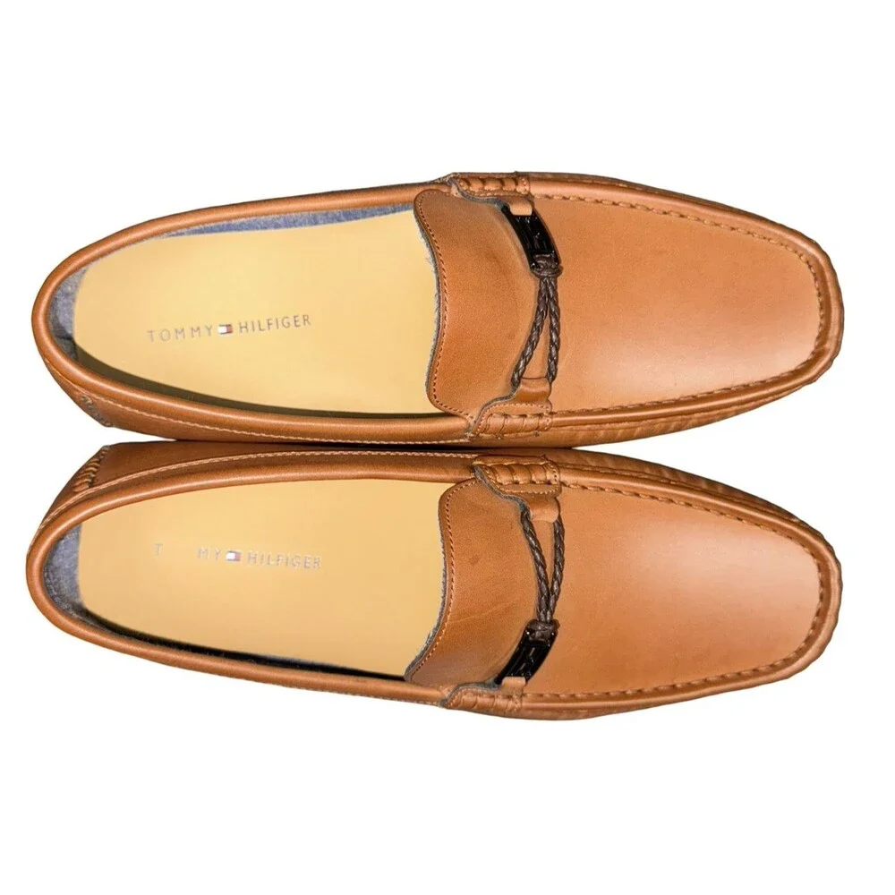 Tommy Hilfiger Size 8 M Loafer Shoes Delsher Driving Brown Soft Moccasin New